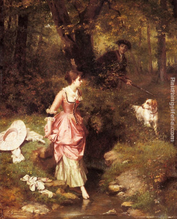 Emile Pierre Metzmacher Paintings for sale